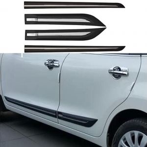 Door Side Beading For Verna New   - Silver & Black